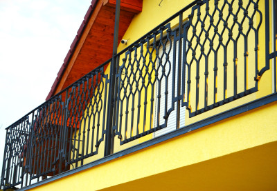 balkonové zábradlí Škorec